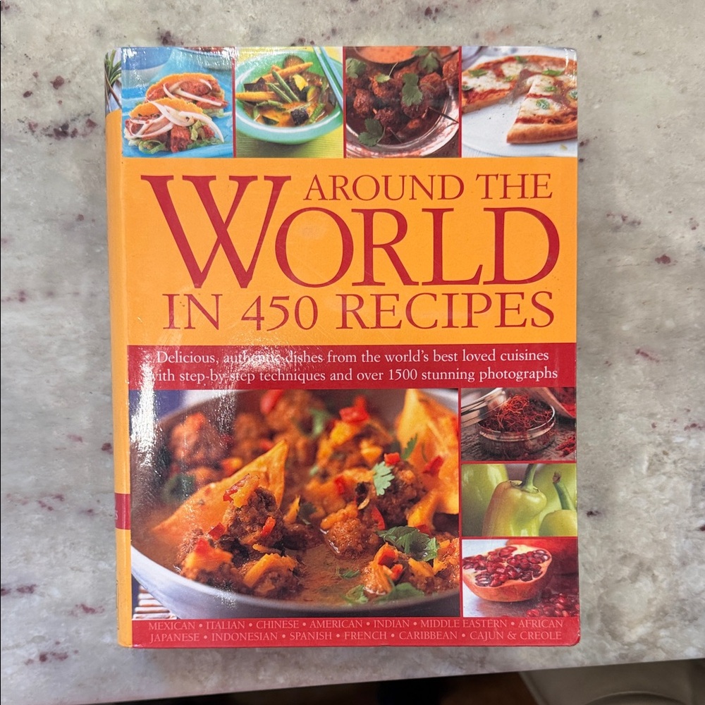 Around the World in 450 Recipes Cookbook